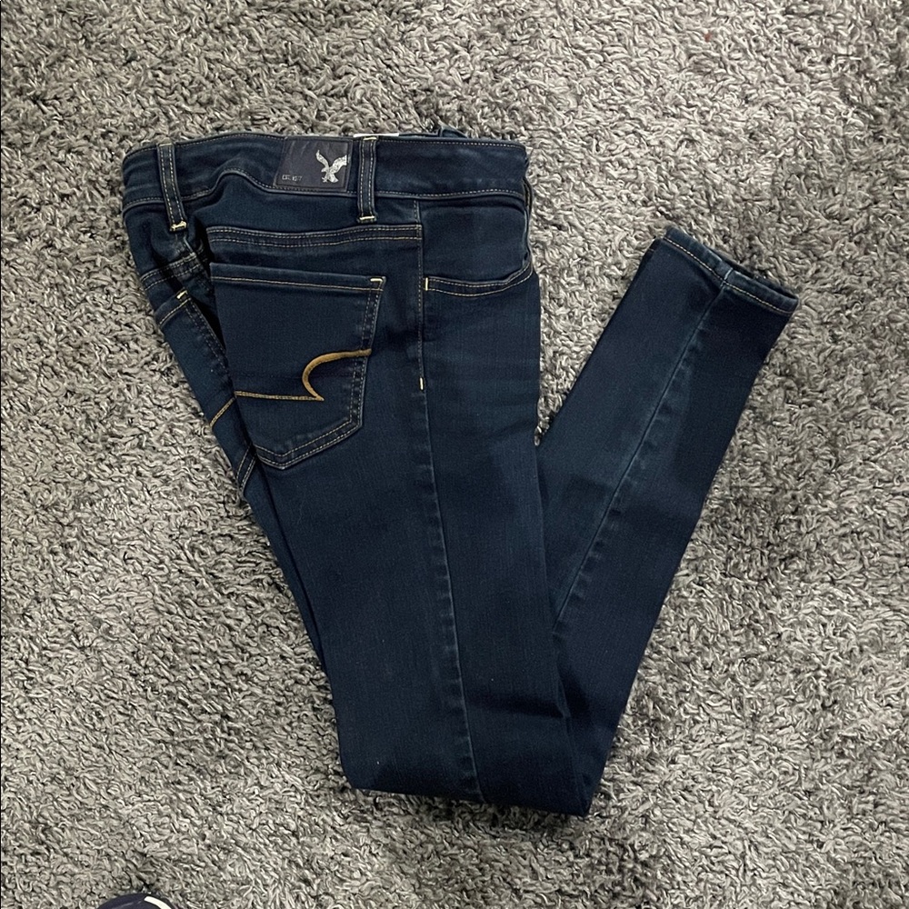 American Eagle Outfitters Dark Indigo Skinny Jeans